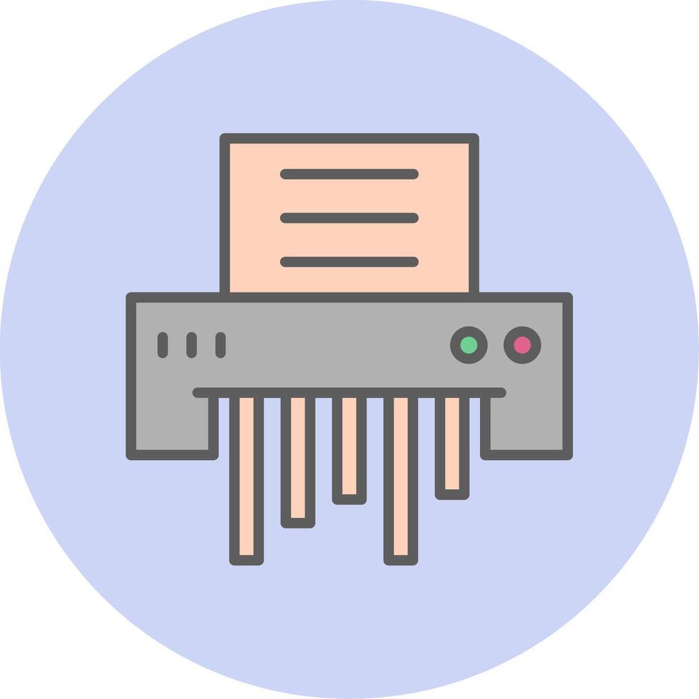 Paper Shredder Vecto Icon vector