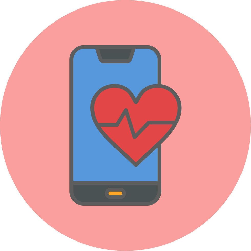Heart Rate Vecto Icon vector