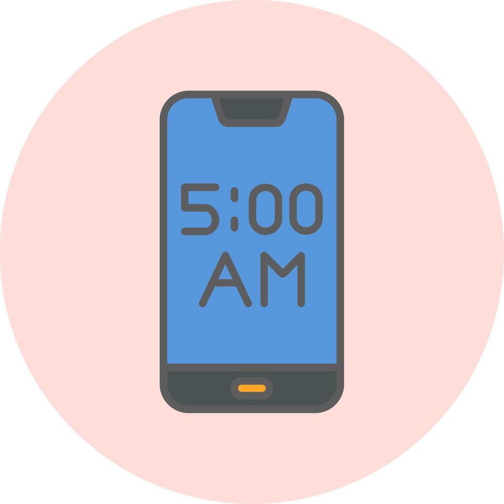 Smartphone Alarm Vecto Icon vector