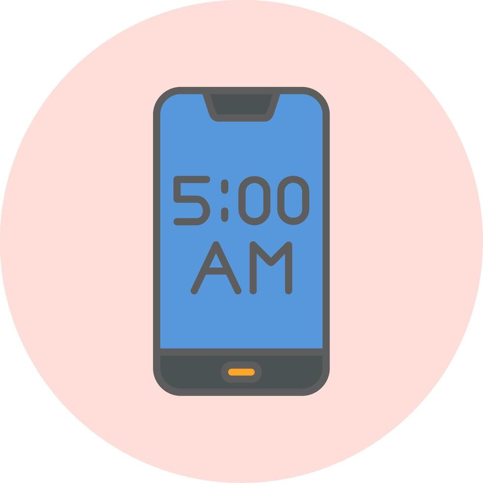 teléfono inteligente alarma vecto icono vector