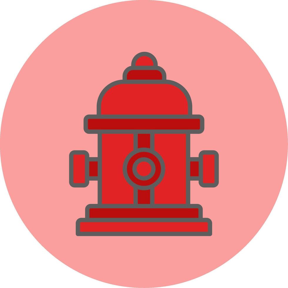 Fire Hydrant Vecto Icon vector
