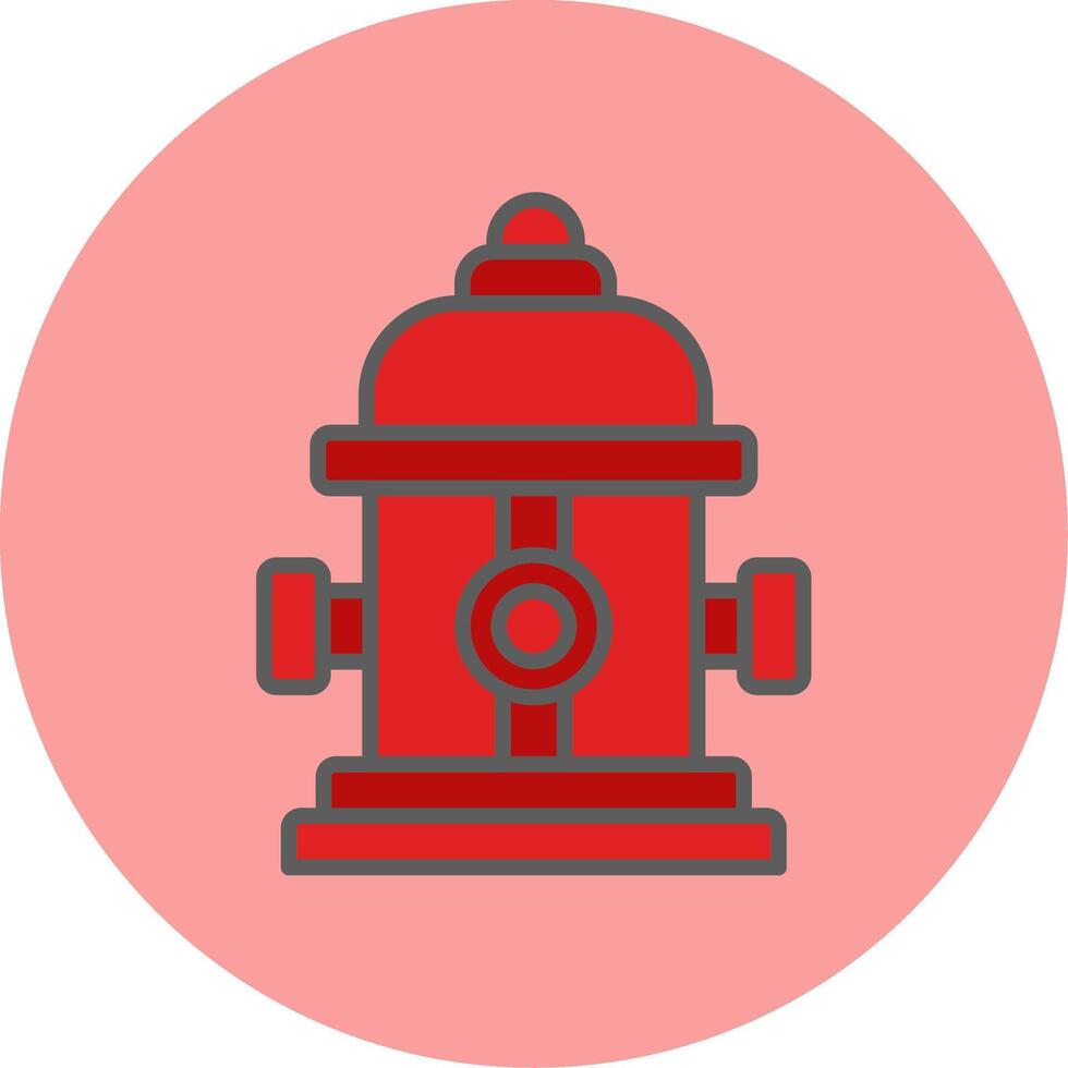 Fire Hydrant Vecto Icon vector