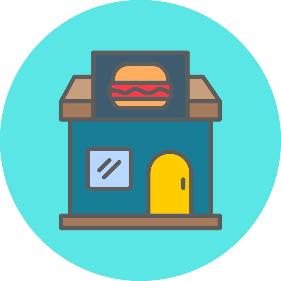 Food Shop Vecto Icon vector