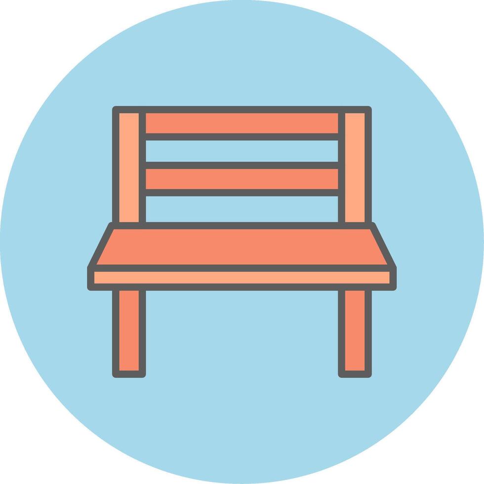Bench Vecto Icon vector