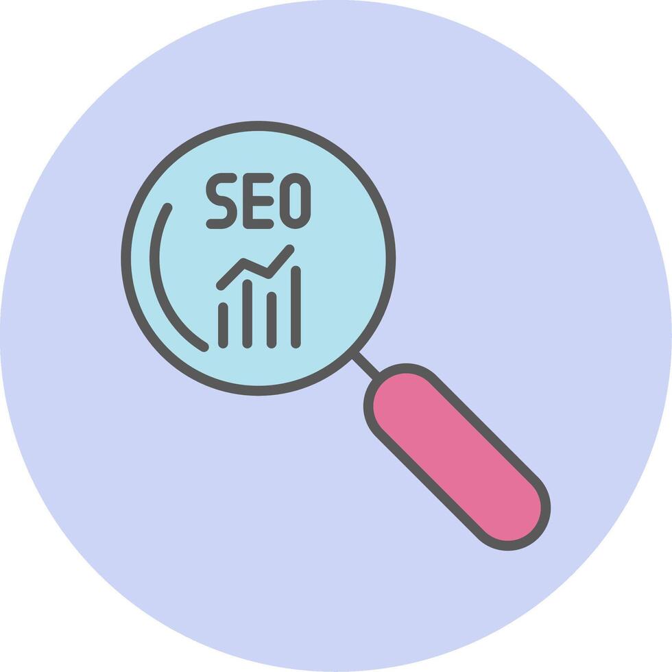 seo buscar vecto icono vector