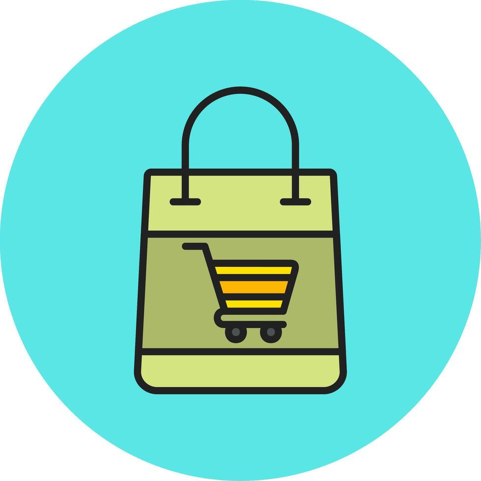 Delivery Bag Vecto Icon vector