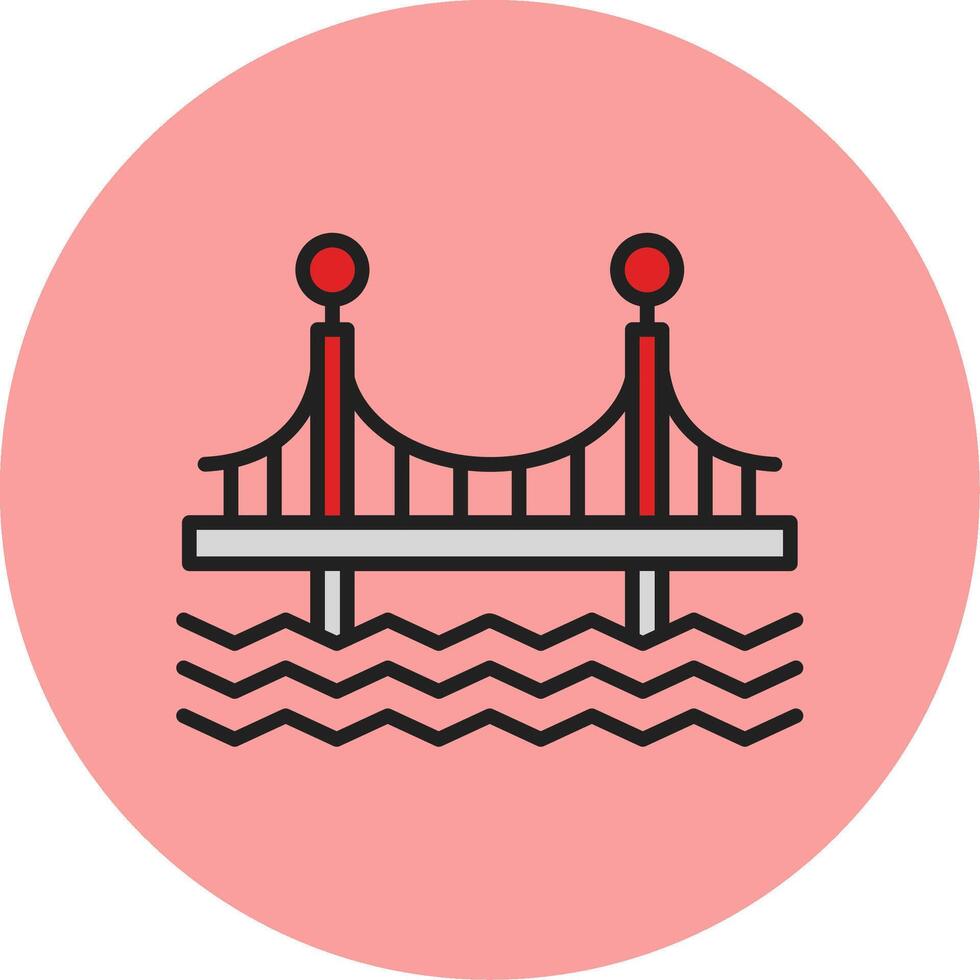 Bridge Vecto Icon vector