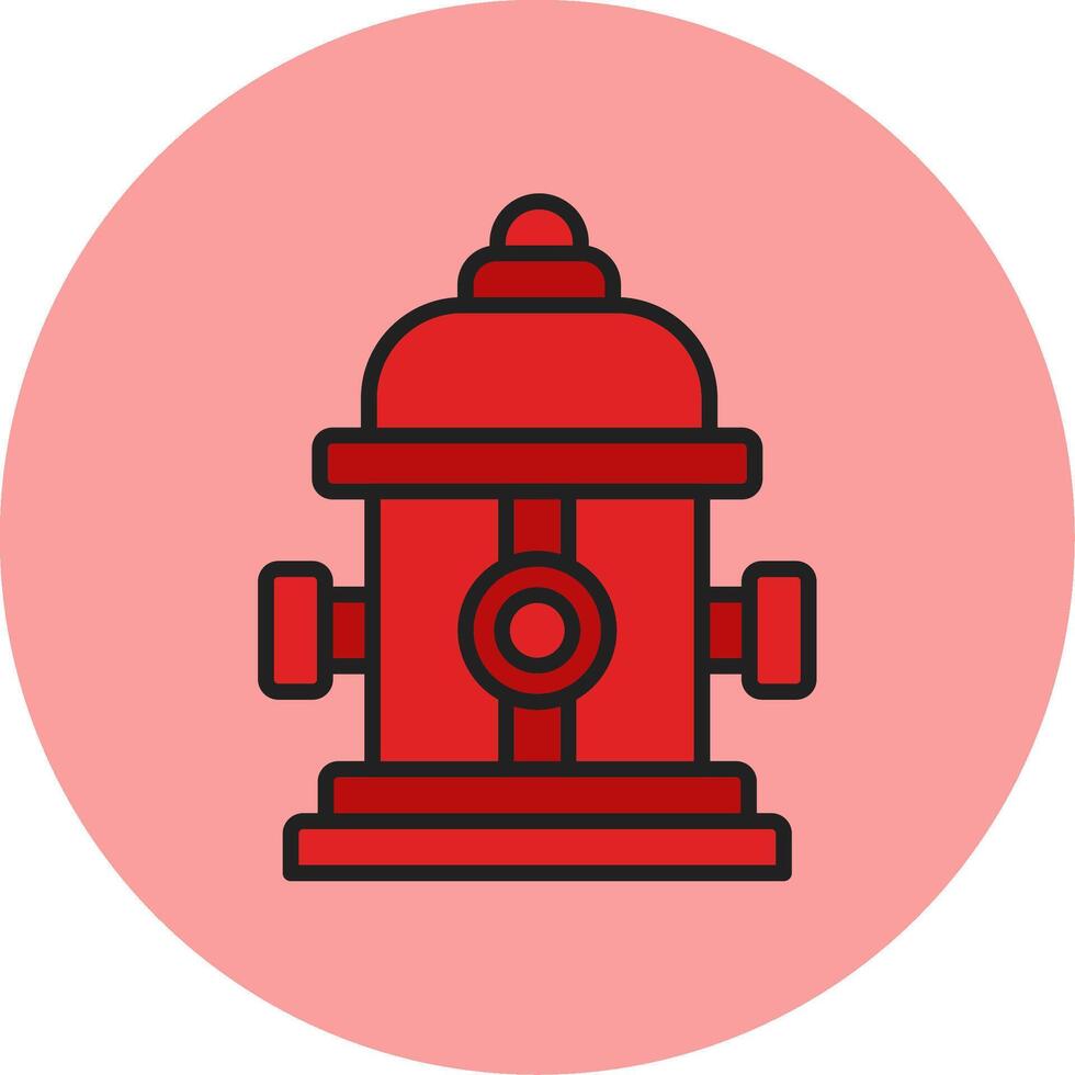 Fire Hydrant Vecto Icon vector