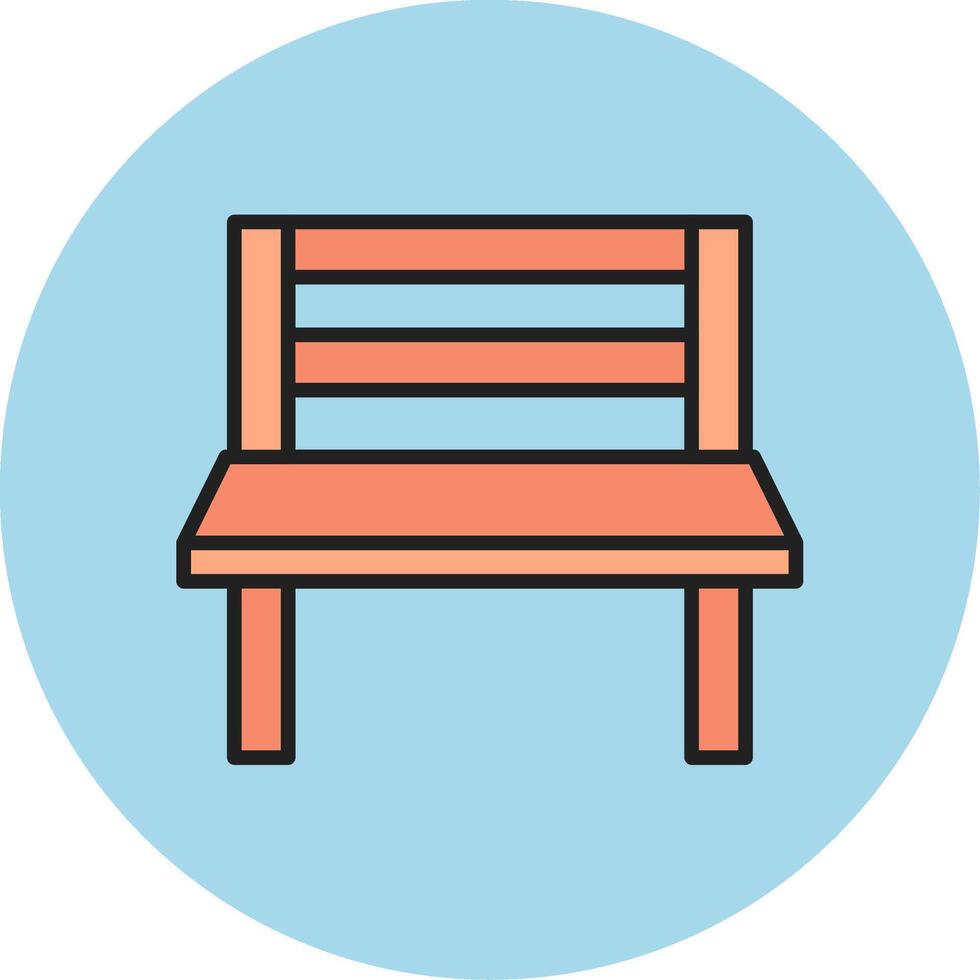 Bench Vecto Icon vector