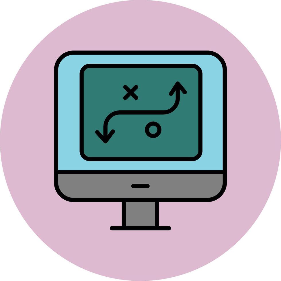 Strategy Vecto Icon vector