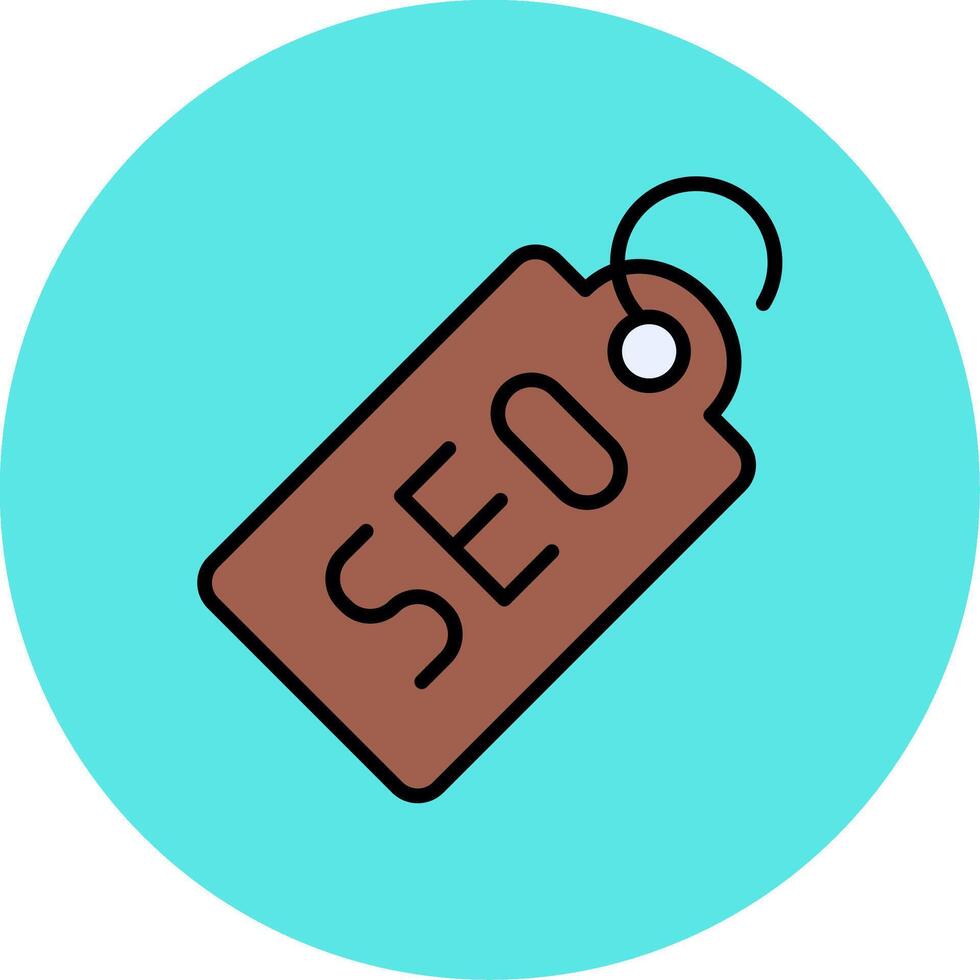 Seo Tag Vecto Icon vector