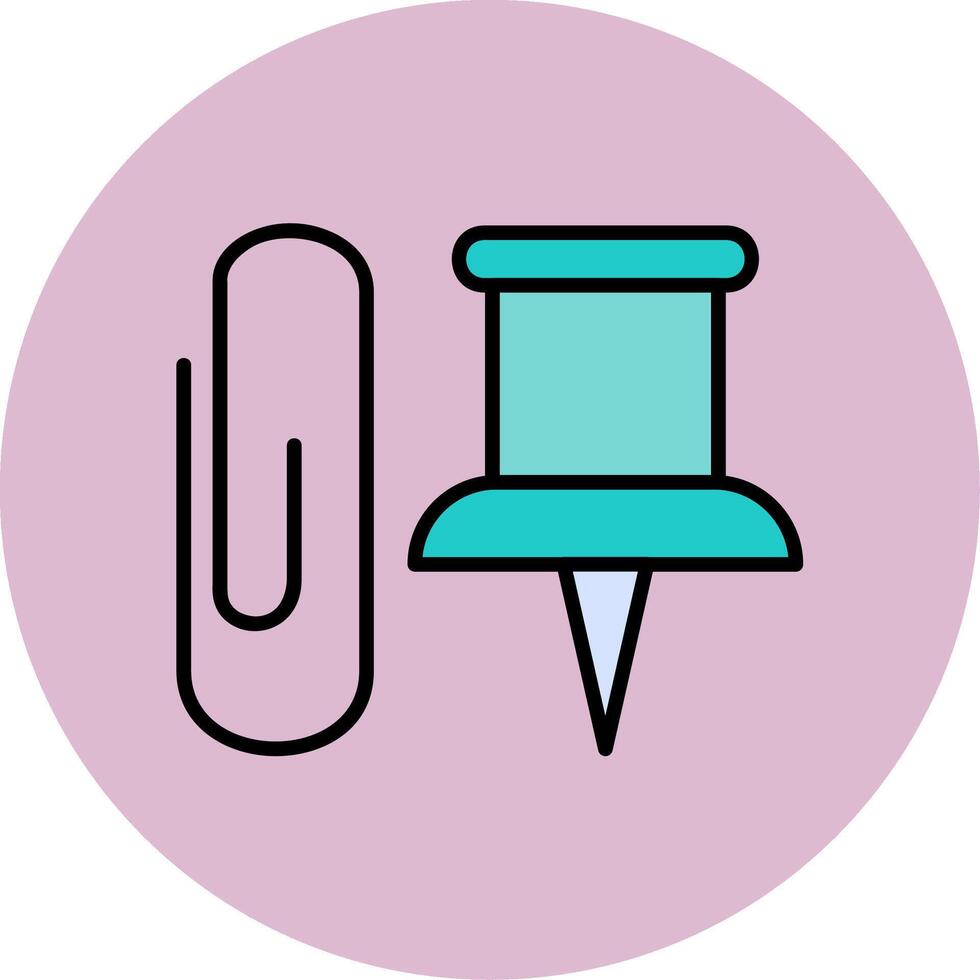 Paper Clip Vecto Icon vector