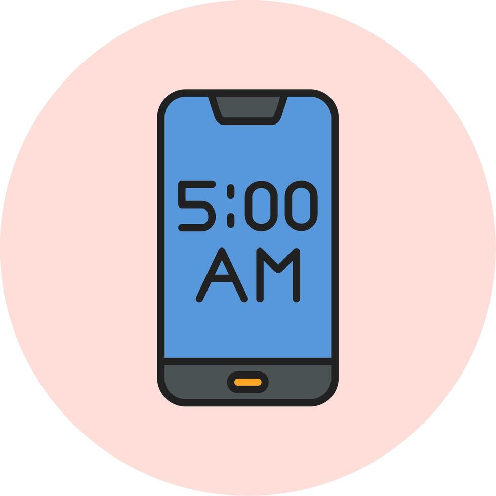 Smartphone Alarm Vecto Icon vector