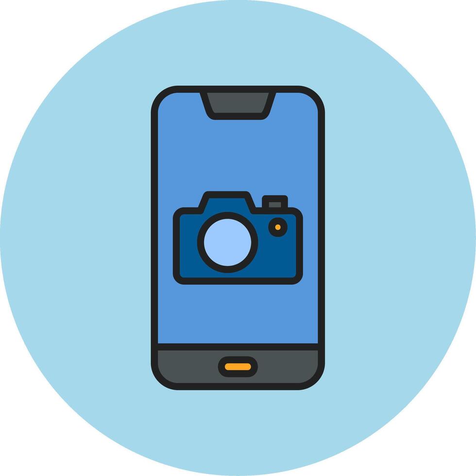 Smartphone Camera Vecto Icon vector
