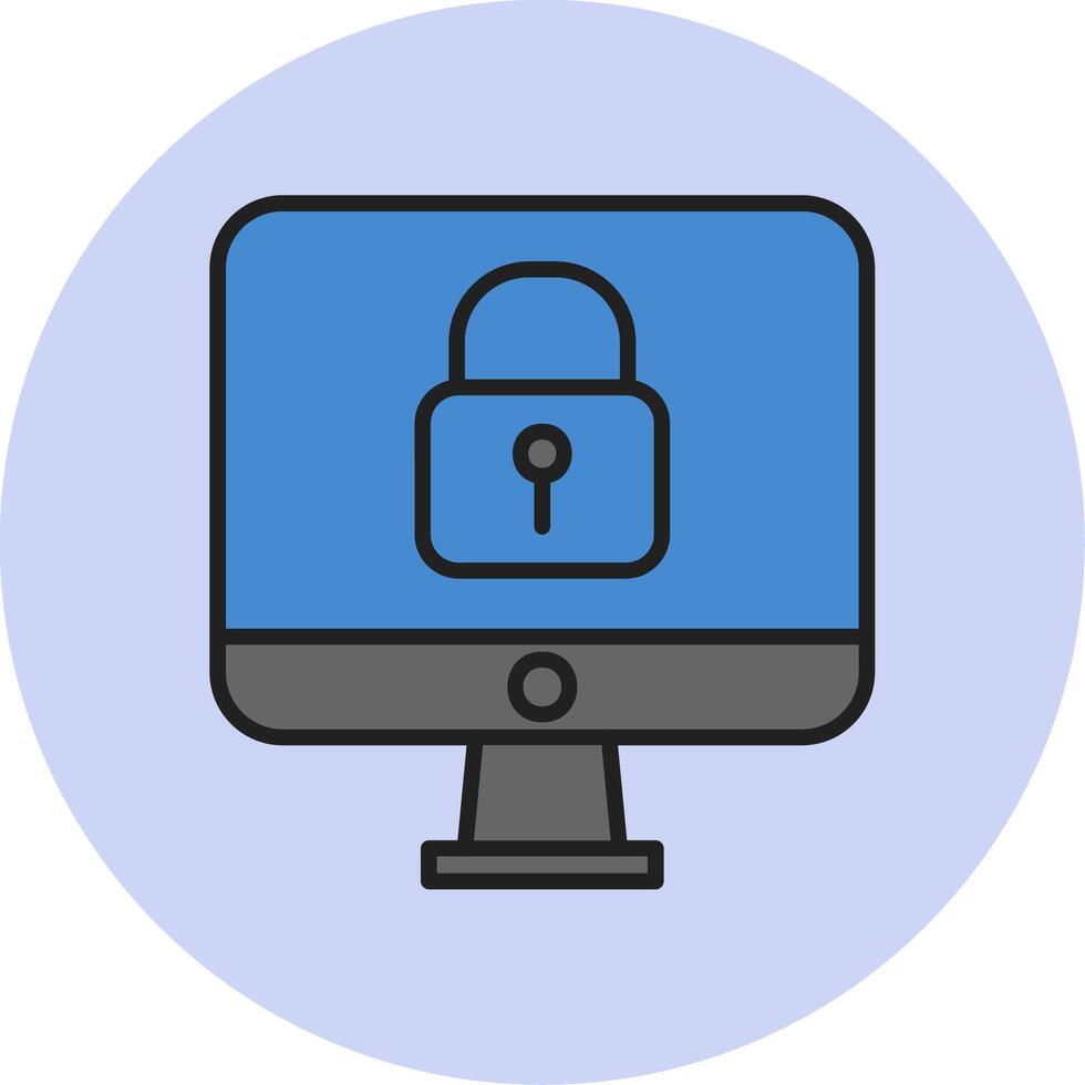 Padlock Vecto Icon vector
