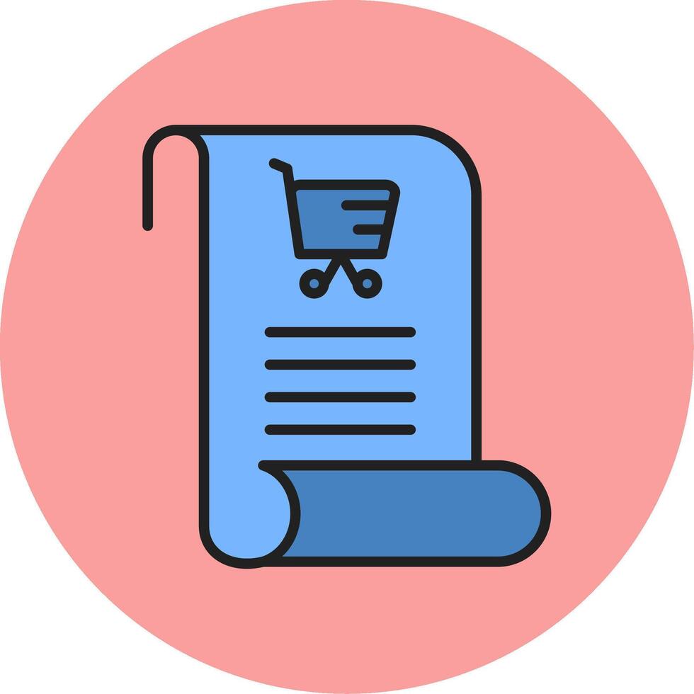 Shopping List Vecto Icon vector