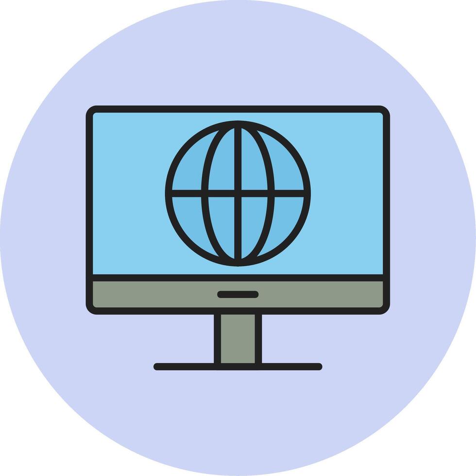 Internet Vecto Icon vector