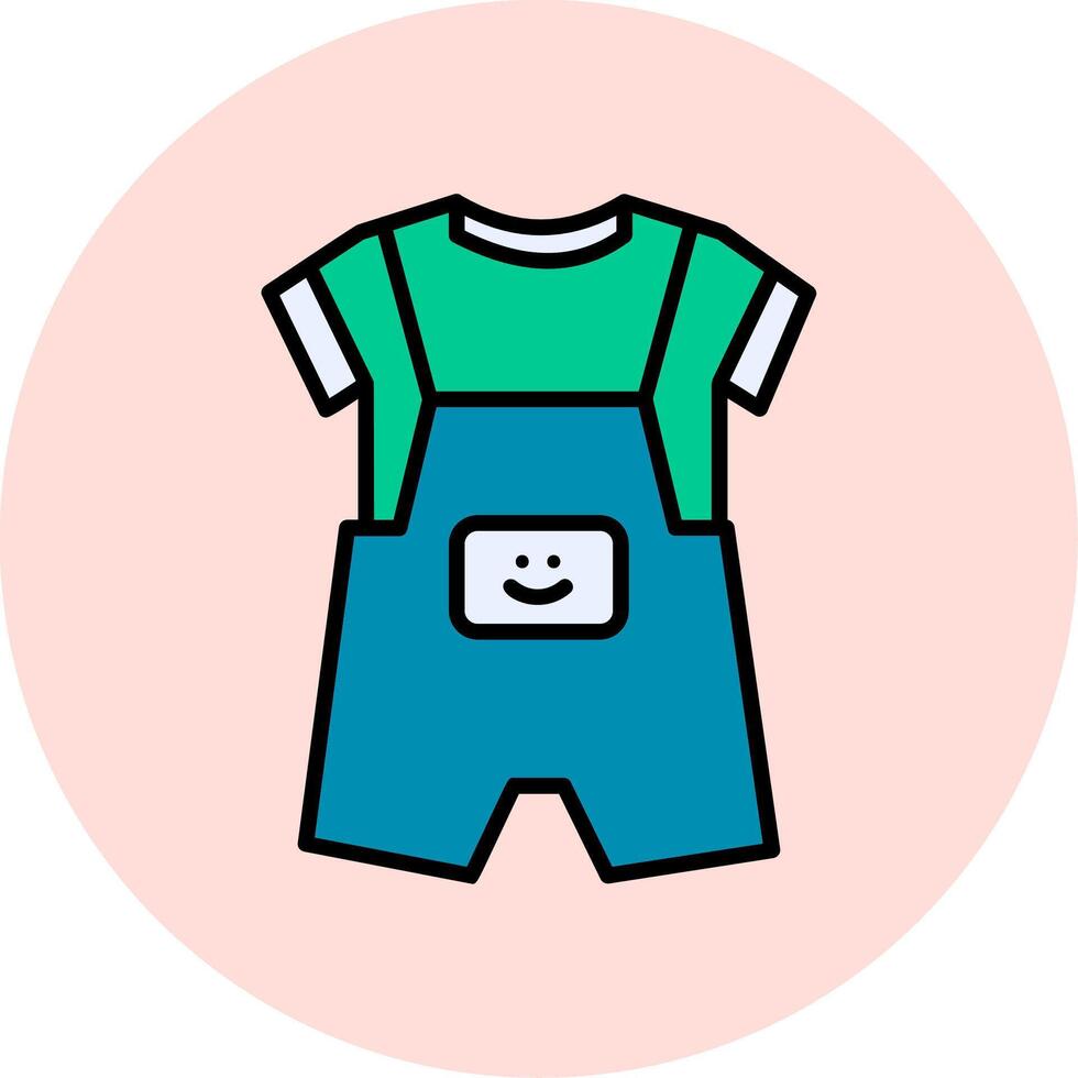 Dungarees Vecto Icon vector