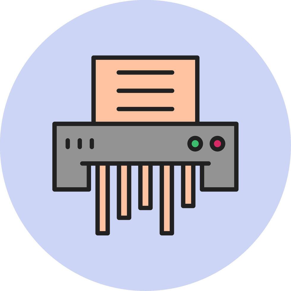 Paper Shredder Vecto Icon vector