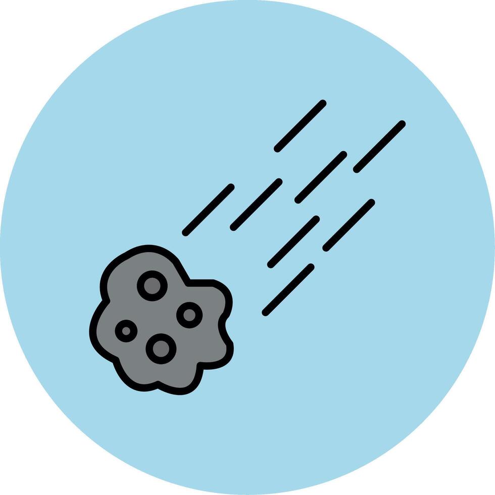 Meteor Vecto Icon vector