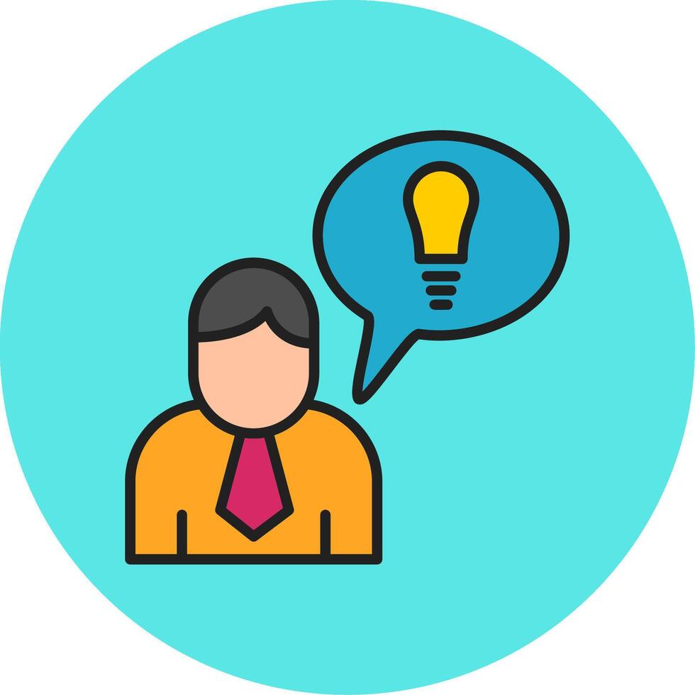 User Idea Vecto Icon vector