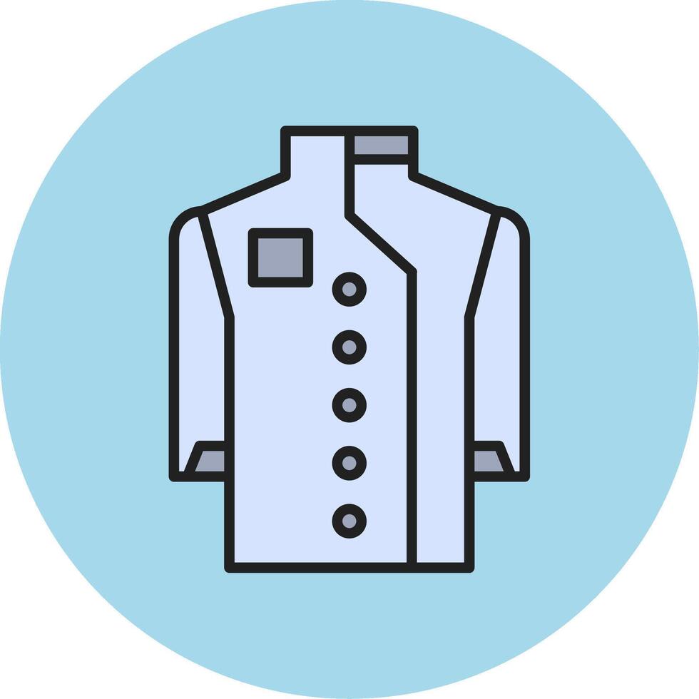 Chef Coat Vecto Icon vector