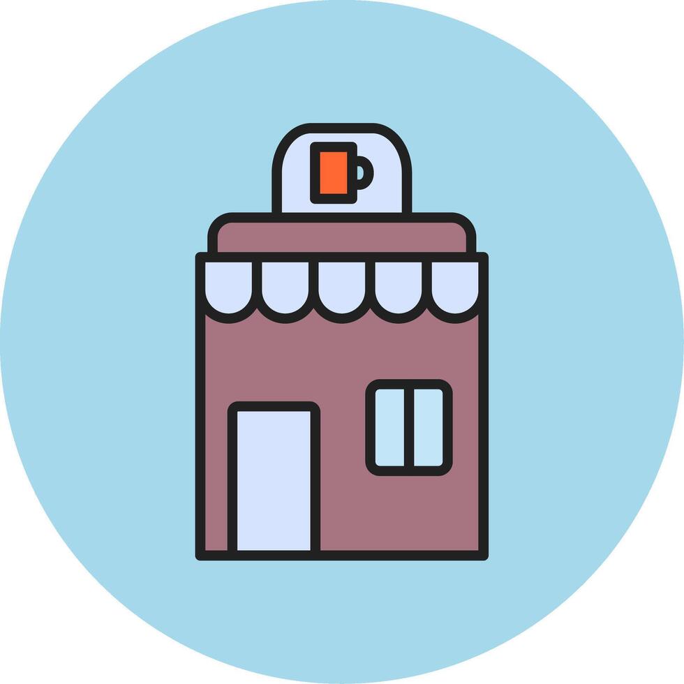 Cafe Vecto Icon vector