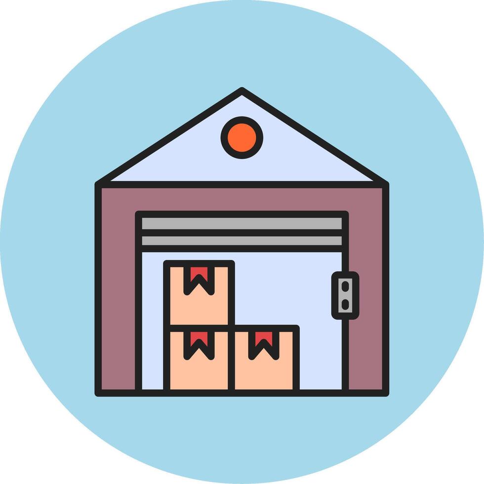 Warehouse Vecto Icon vector