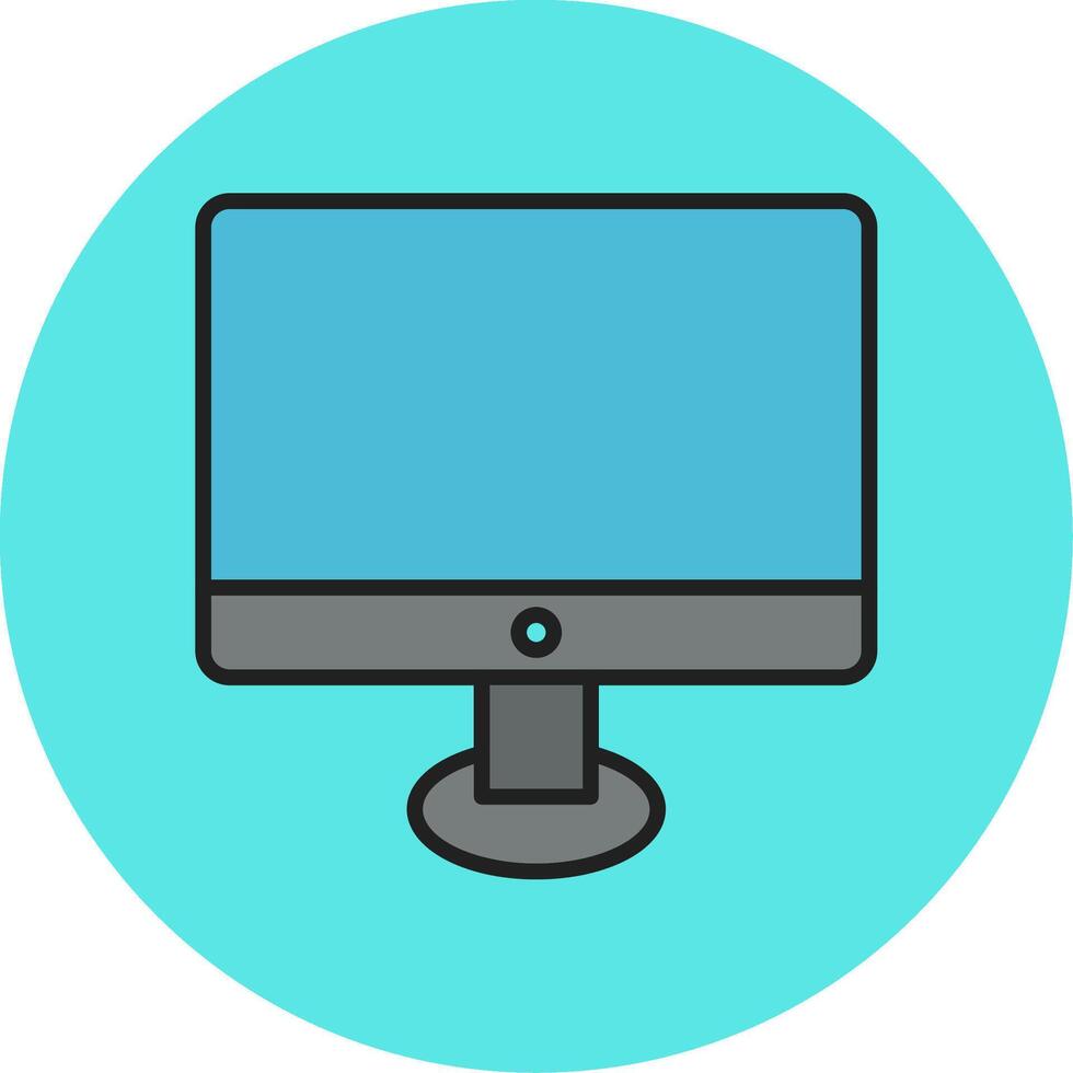 Moniter Screen Vecto Icon vector