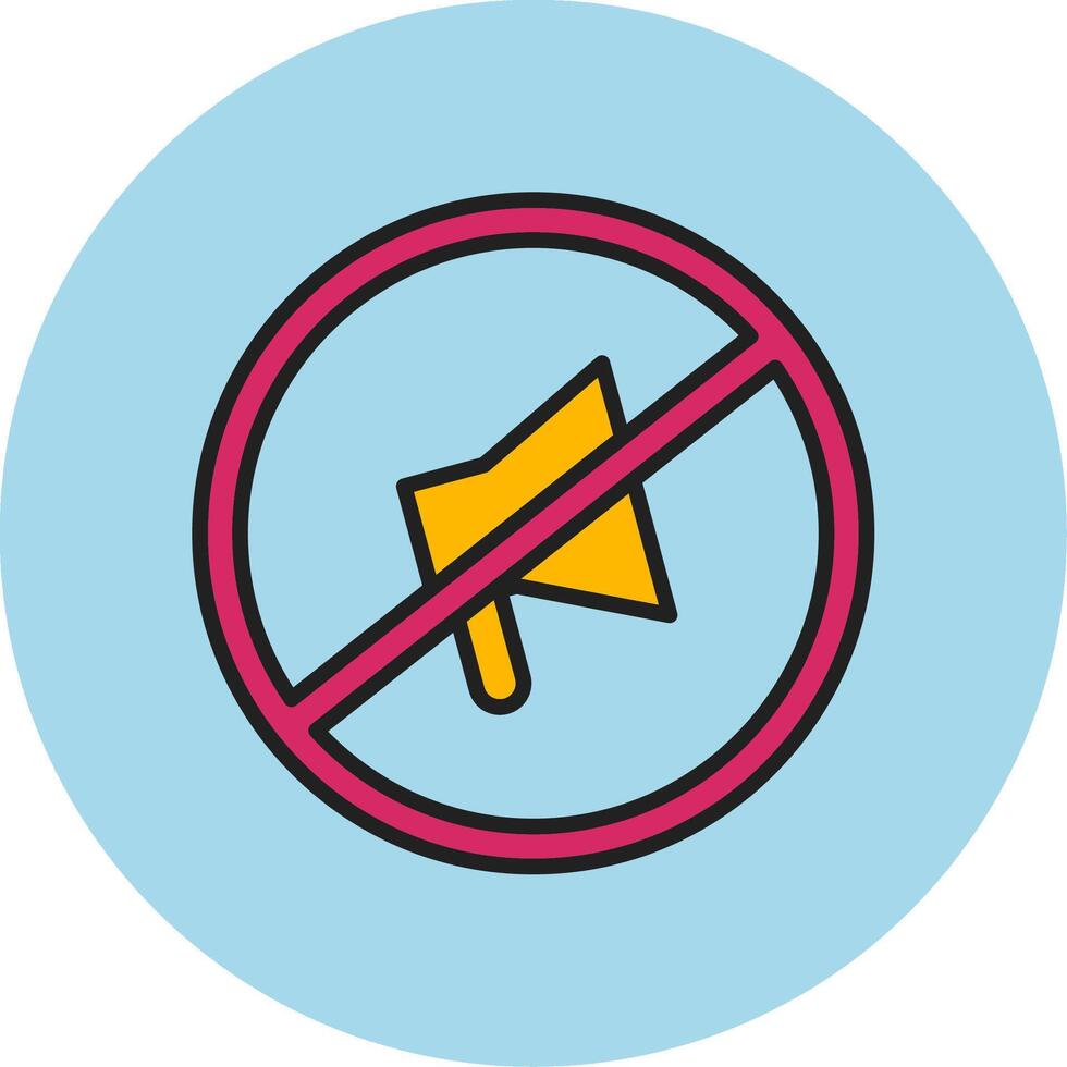 Muted Vecto Icon vector