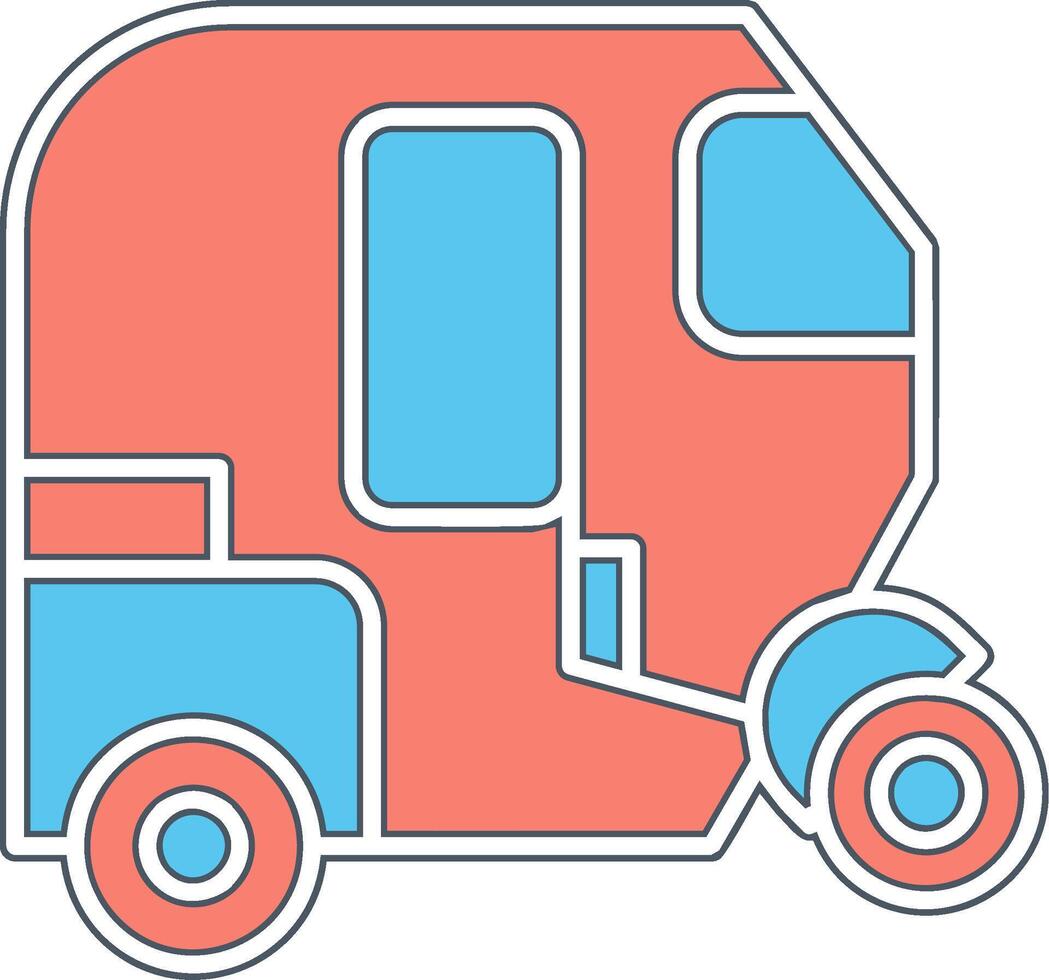 tuk tuk vecto icono vector