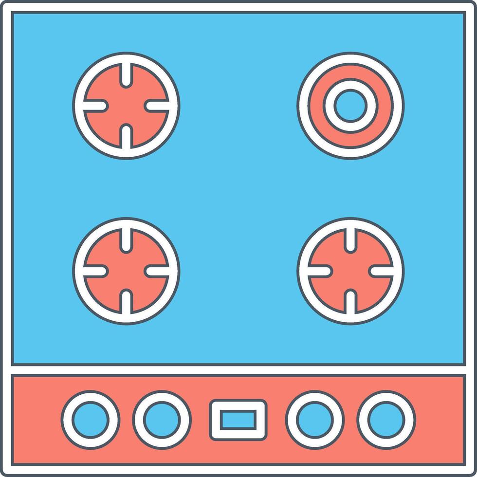 Hob Vecto Icon vector