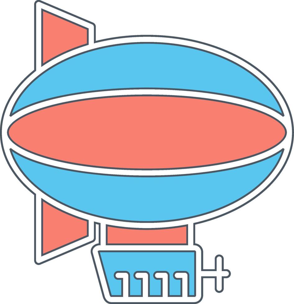 Blimp Vecto Icon vector
