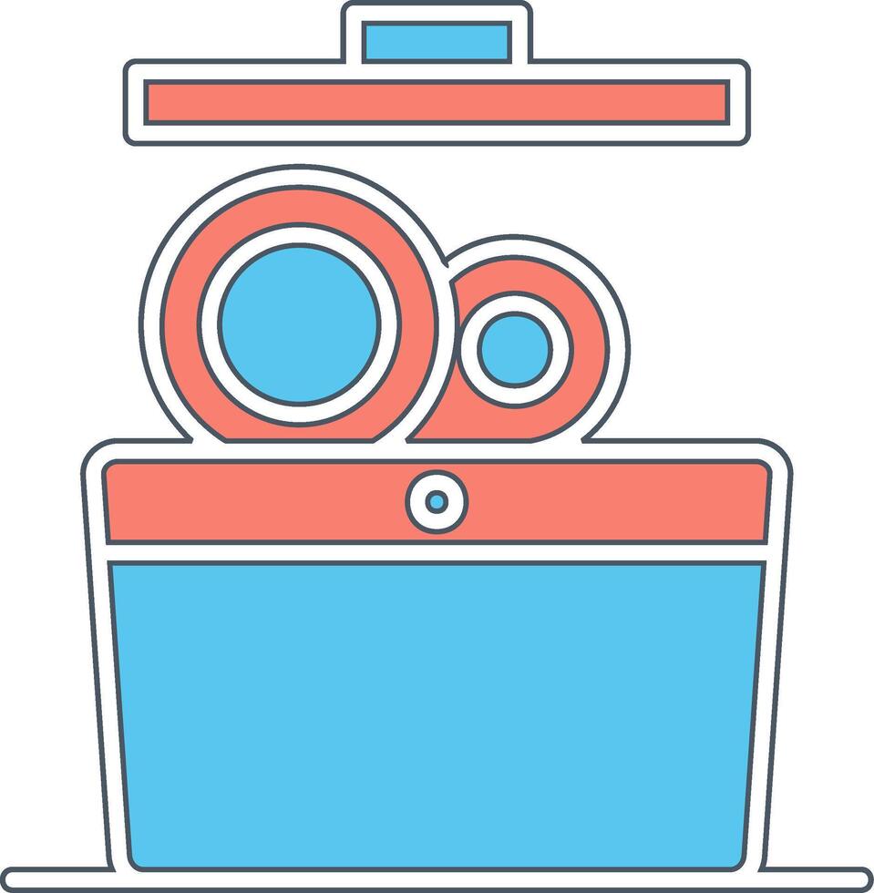 Dish Washer Vecto Icon vector