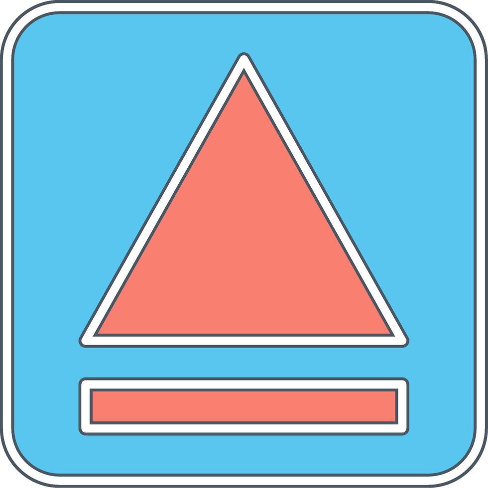 Eject Symbol Vecto Icon vector