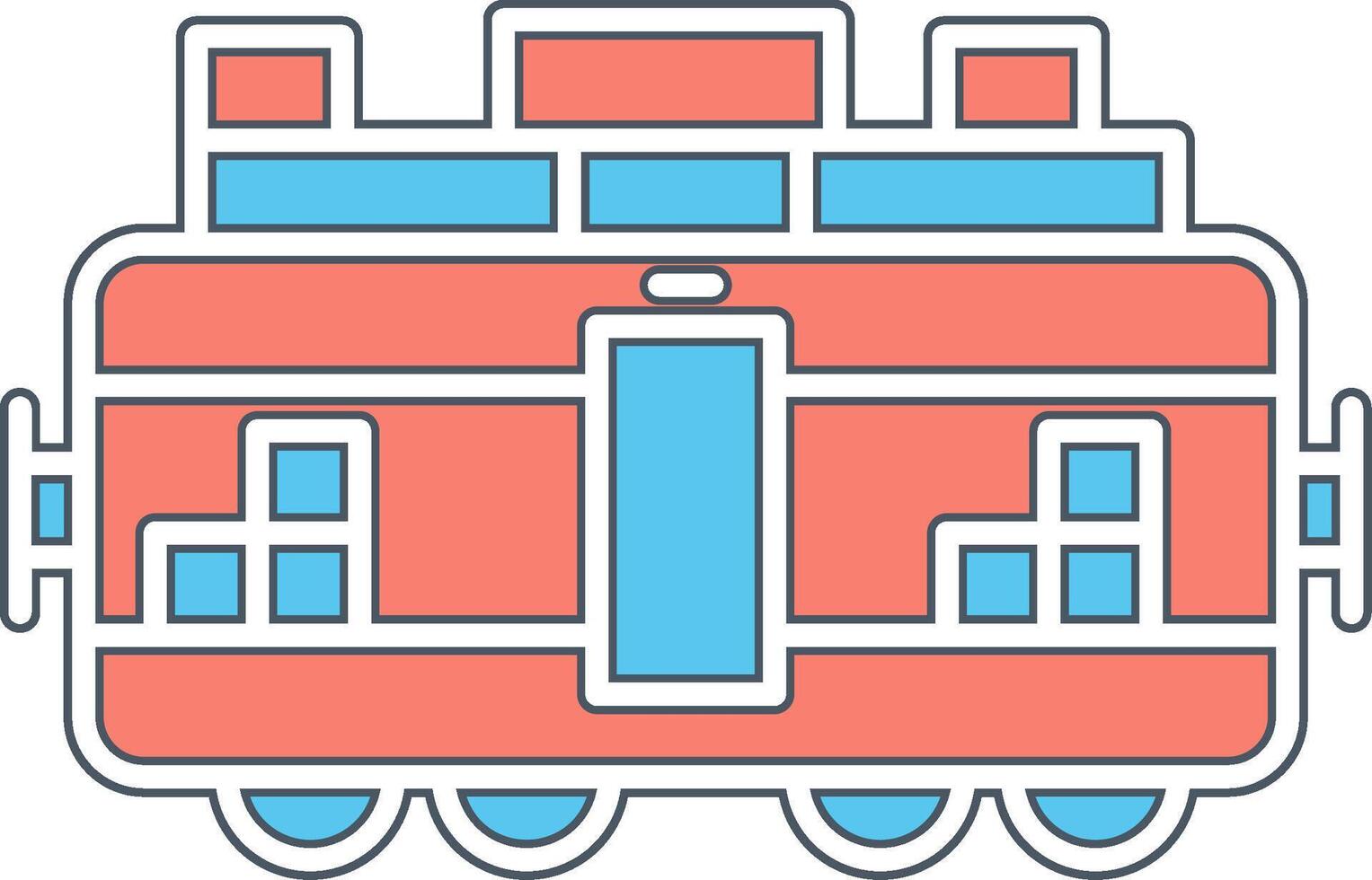Train Cargo Vecto Icon vector