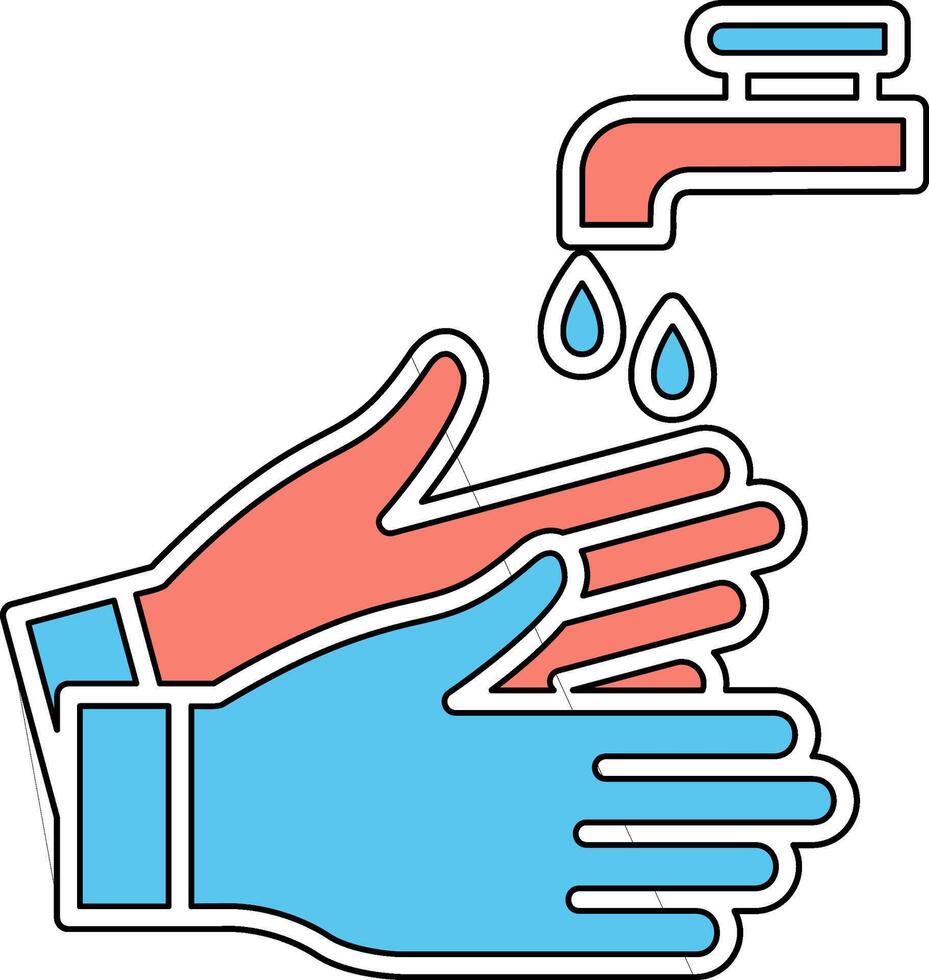 Hand Wash Vecto Icon vector