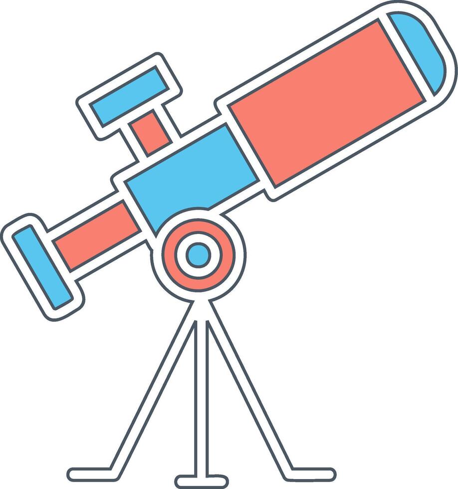 Telescope Vecto Icon vector