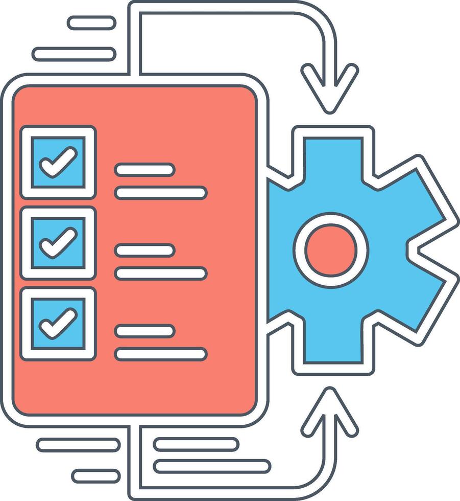 Workflow Vecto Icon vector