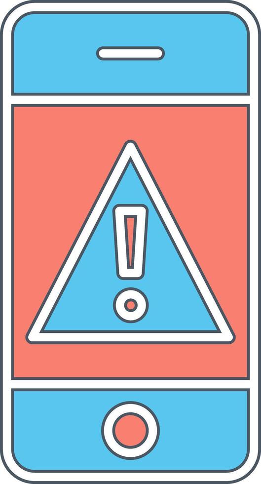 Mobile Alert Vecto Icon vector