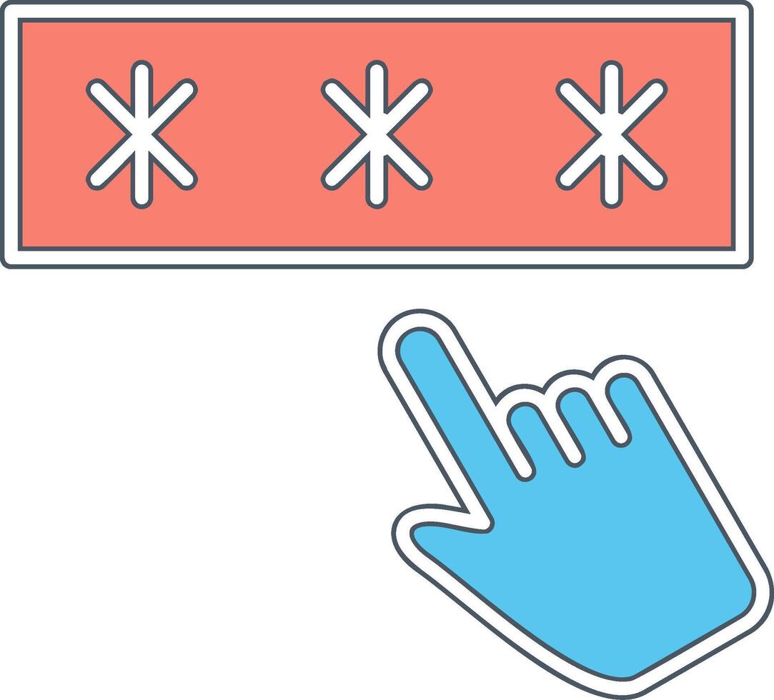 Password Vecto Icon vector