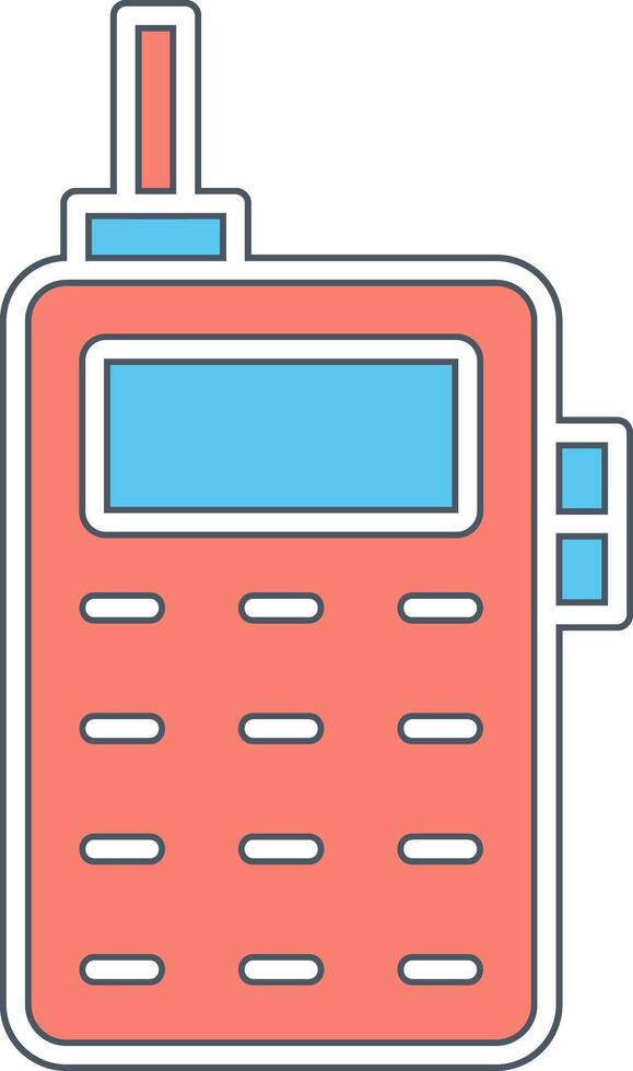 Old Phone Vecto Icon vector