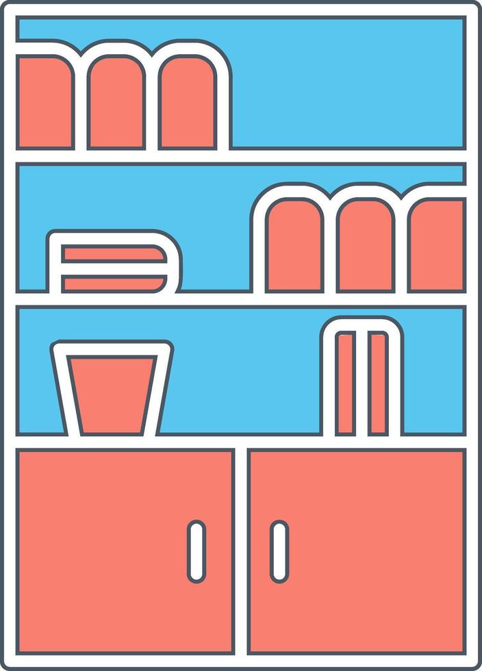 Cupboard Vecto Icon vector