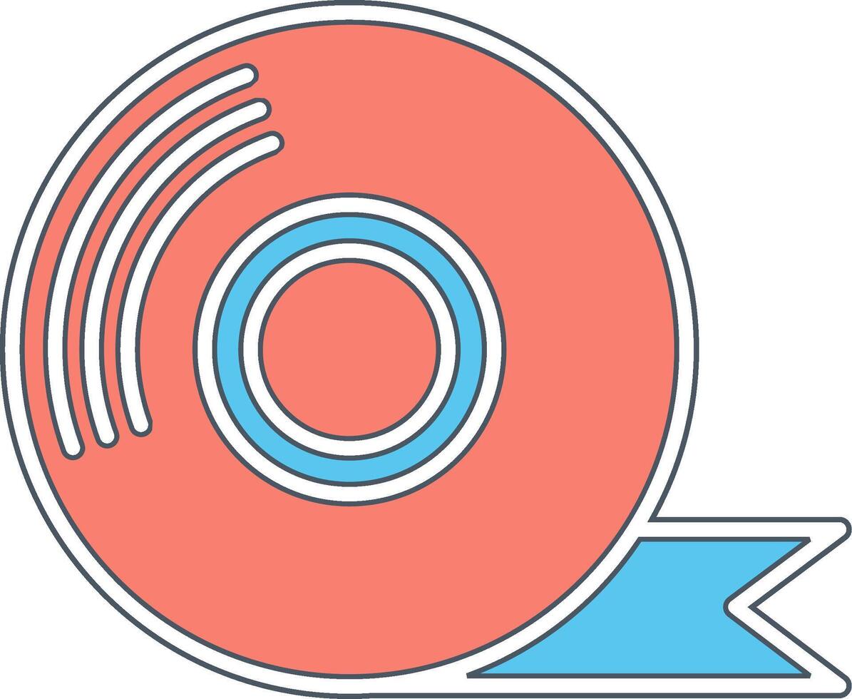 Adhesive Tape Vecto Icon vector