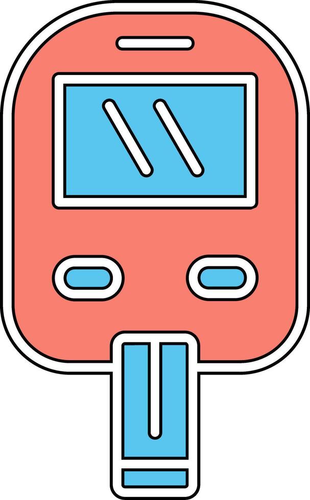 Glucometer Vecto Icon vector