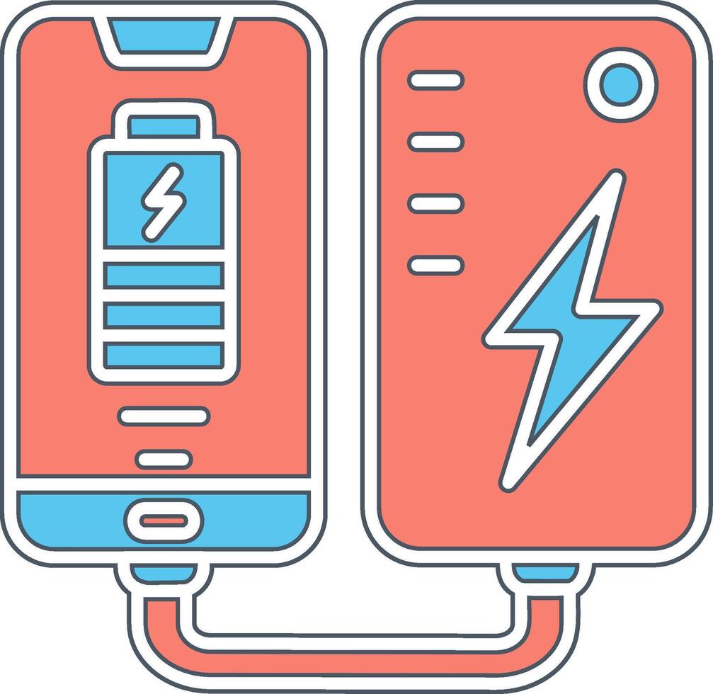 Portable Battery Vecto Icon vector