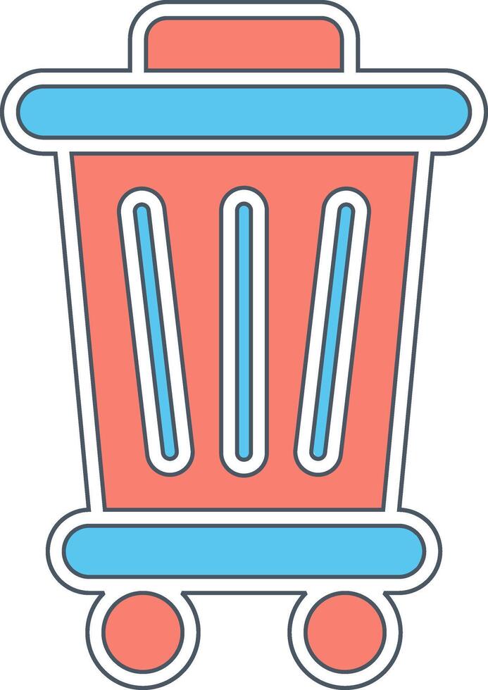 Trash Bin Vecto Icon vector