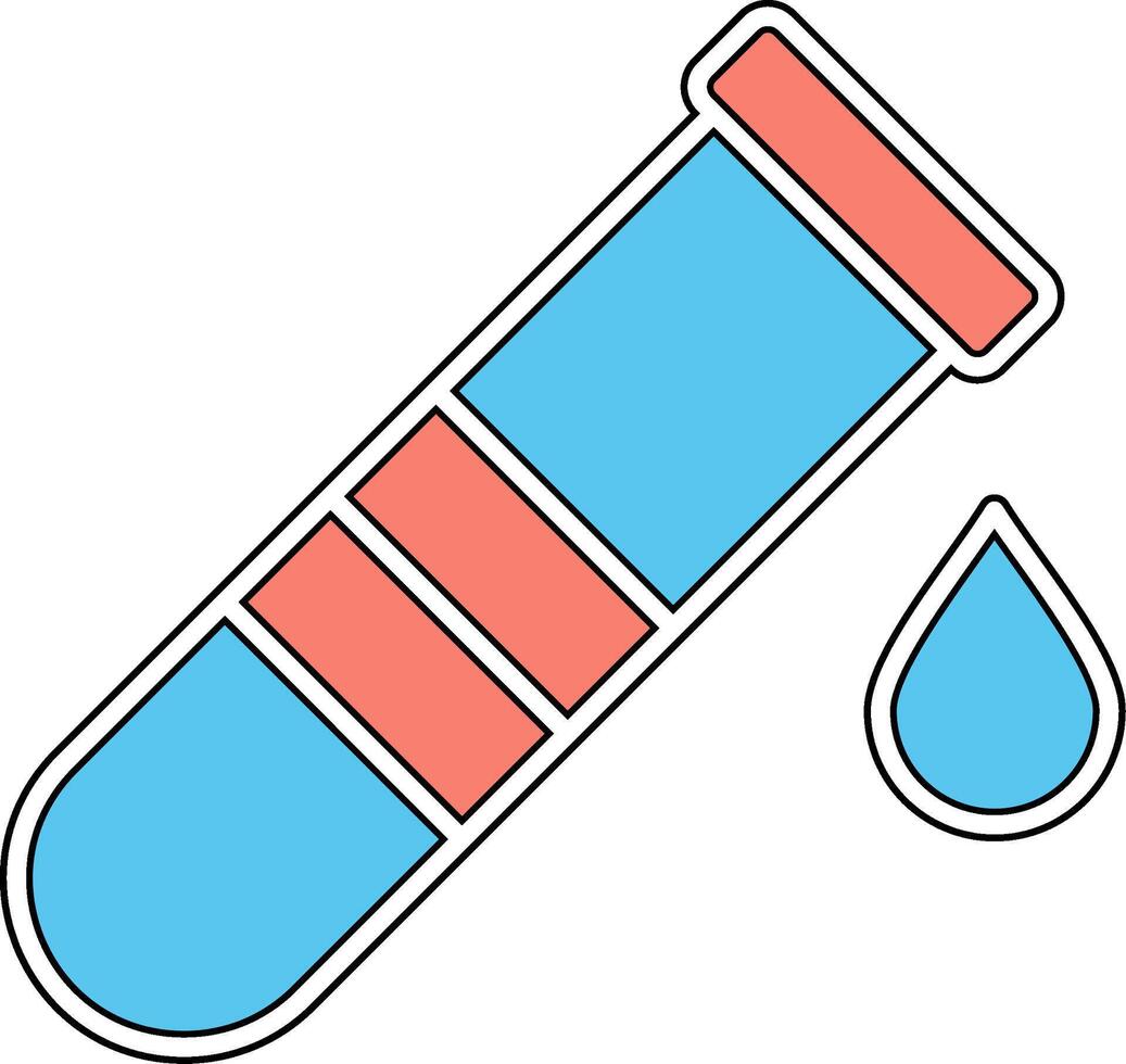 Test Tubes Vecto Icon vector