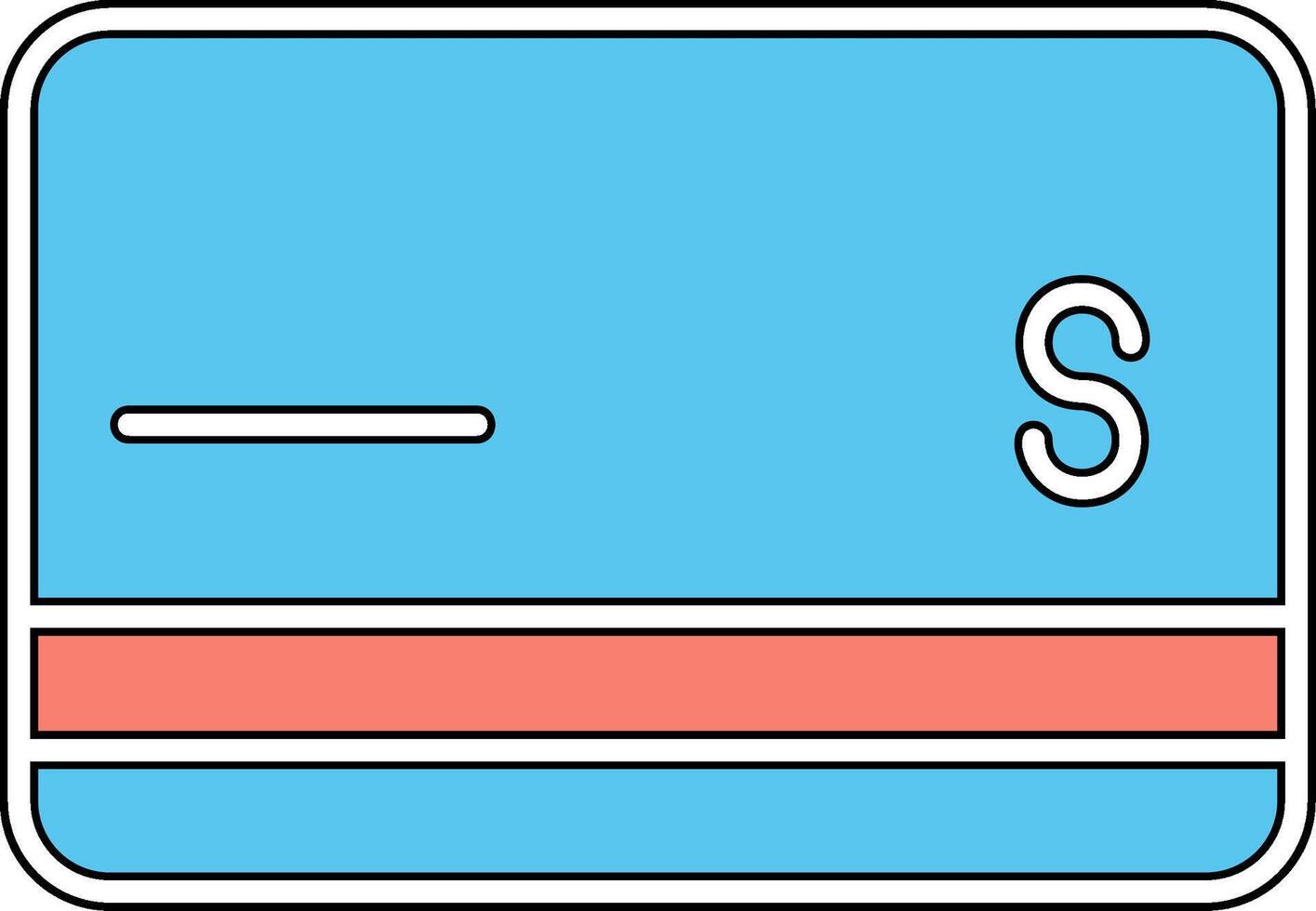 Credit Card Vecto Icon vector