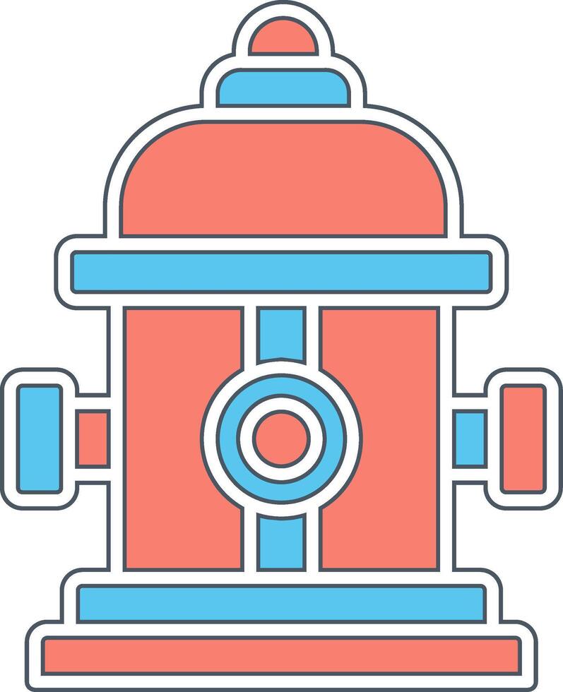 Fire Hydrant Vecto Icon vector